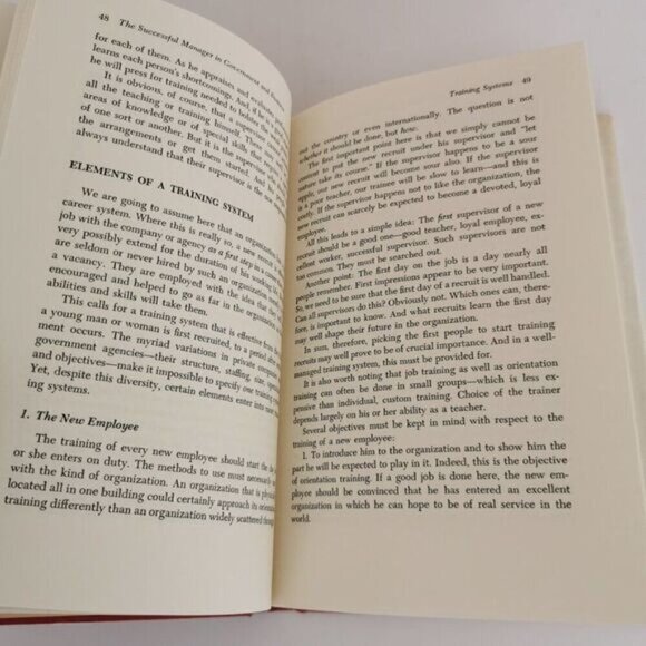 1974 The Successful Manager in Government & Business, Vintage Book Van Dersal - Picture 6 of 7